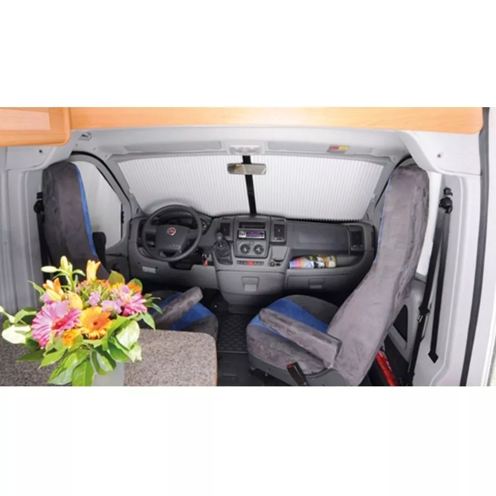 Plissee Frontscheiben-Verdunkelung Remis REMIfront IV Für Renault Master III, Beige 4 Plissee Frontscheiben-Verdunkelung Remis REMIfront IV Für Renault Master III, Beige – Bild 2