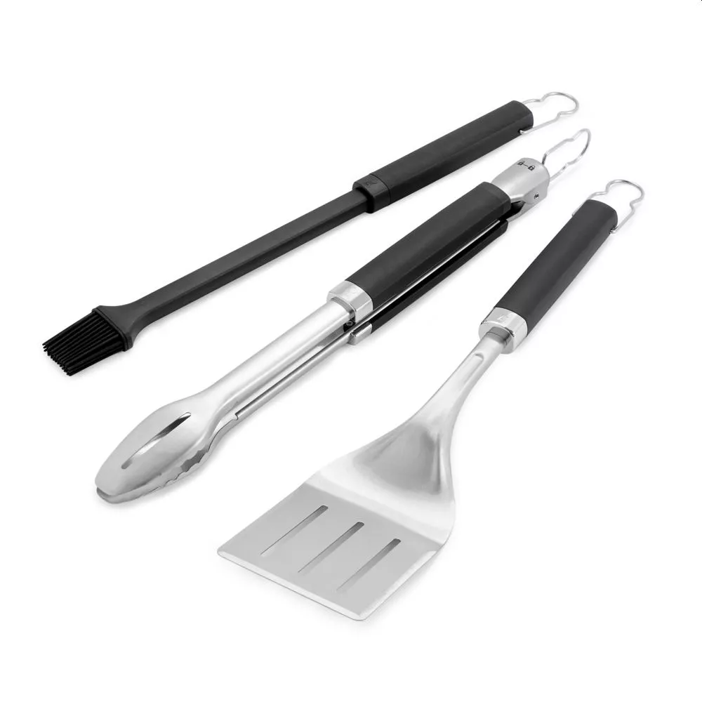 Weber Precision Grillbesteck-Set, 3-teilig 3 Weber Precision Grillbesteck-Set, 3-teilig
