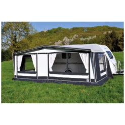 Wohnwagenvorzelt Hahn Zelte Ravenna 240 | 25er Stahl -Online Camping Angebote pvc wohnwagen ganzzelt hahn zelte ravenna 240 grosse folienfenster gardinen moskitonetz 1000 3 26973