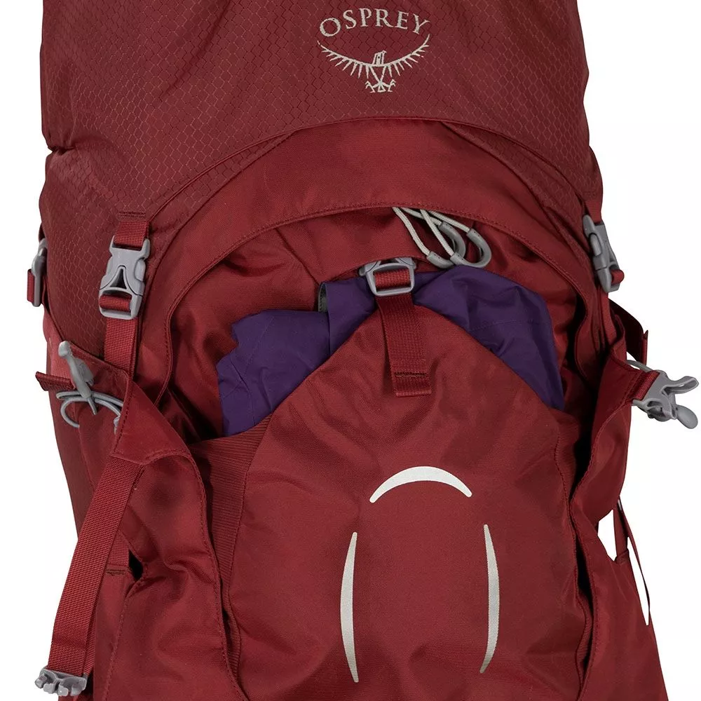 Trekkingrucksack Osprey Ariel 55 WXS/S, Claret Red 13 Trekkingrucksack Osprey Ariel 55 WXS/S, Claret Red – Bild 11