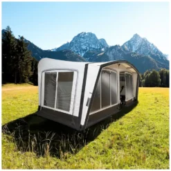 Aufblasbares Wohnwagenvorzelt Westfield Pluto 2.0 | Grösse 7 -Online Camping Angebote seitenansicht vordach wohnwagen vorzelt westfield pluto 2 0 1000 4 26010