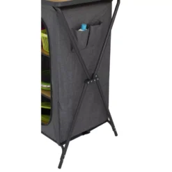 Campingschrank Eurotrail Nova Lucera -Online Camping Angebote seitliche organizer taschen eurotrail nova lucera grauer campingschrank faltbar 1000 4 23612