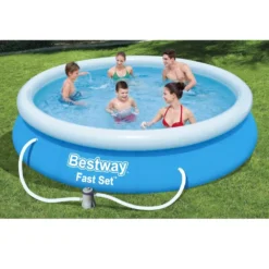 Rundpool Bestway Fast Set Pool-Set 366x76 Cm, Rund 11 Rundpool Bestway Fast Set Pool-Set 366x76 Cm, Rund -Online Camping Angebote selbstaufblasender familienpool bestway fast set 366x76cm aufstellpool 1000 4 22510