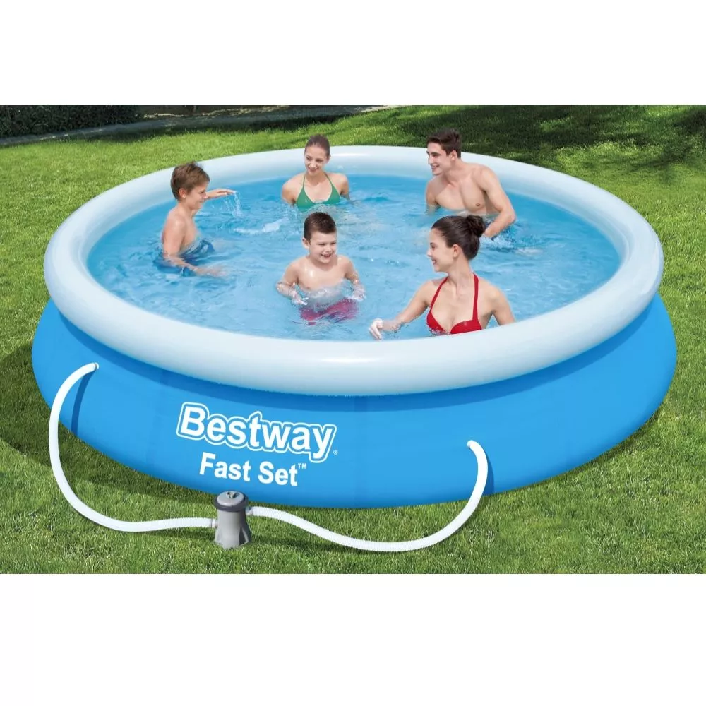Rundpool Bestway Fast Set Pool-Set 366x76 Cm, Rund 7 Rundpool Bestway Fast Set Pool-Set 366x76 Cm, Rund – Bild 5