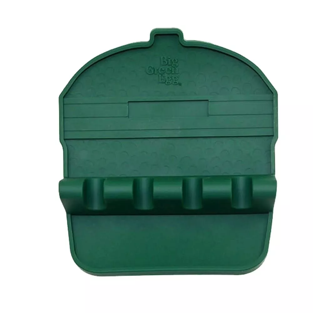 Big Green Egg Pfannenschaber Und Holzköffel Mit Silikonhalter 4 Big Green Egg Pfannenschaber Und Holzköffel Mit Silikonhalter – Bild 2