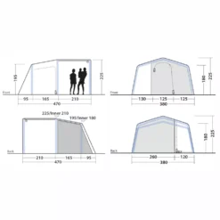 Aufblasbares Zelt Outwell Michigan 4 Air -Online Camping Angebote skizze 2 outwell michigan 4 air campingzelt familienzelt vier personen 1000 2 27451