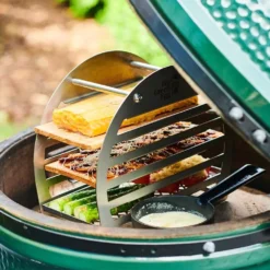 Smoking Tower Big Green Räucherturm -Online Camping Angebote smoking tower big green egg mit holzgrillplanken edelstahlrost edelstahlhaken raeucherturm grillzubehoer 1000 2 27413