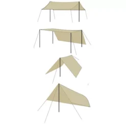 Grosses Sonnensegel Brunner Sunny UV Tarp, 3 X 4 M -Online Camping Angebote tarp sonnensegel strand campingplatz brunner sunny uv 2 9557