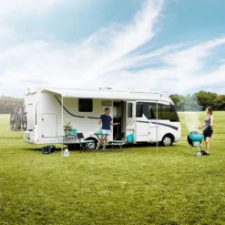 Markise, Sonnenstore Thule Omnistor 5200 Mit Motor, Tuch: Mystic-grau, Gehäuse: Weiss -Online Camping Angebote thule omnistor 5200 weiss wohnmobil wohnwagen wandmarkise 1000 1 22716