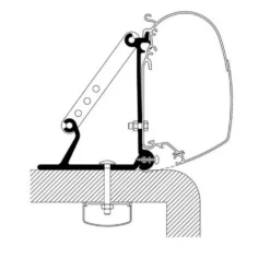 Thule Markisen-Adapter Universaladapter Roof, Omnistor Serie 5