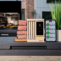 Kabelloses Grillthermometer Traeger MEATER Pro XL Retail EU Region -Online Camping Angebote traeger fleischthermometer meater pro xl grillzubehoer kabellos vier edelstahlthermometer 1000 6 27599