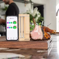 Kabelloses Grillthermometer Traeger MEATER Pro Duo Fleischthermometer -Online Camping Angebote traeger meater pro duo fleischthermometer wlan smart temp technologie fuenf sensoren 1000 5 28306