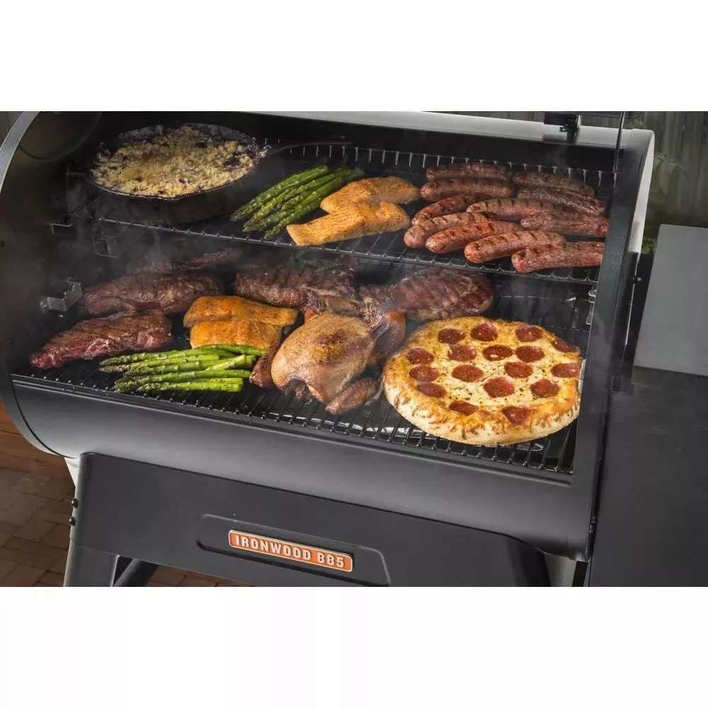 Pellet-Smoker Traeger Ironwood 885 International + Pelletsensor Inklusive Meater Plus 7 Pellet-Smoker Traeger Ironwood 885 International + Pelletsensor Inklusive Meater Plus – Bild 5