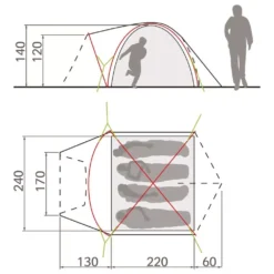 Trekking-Kuppelzelt VAUDE Campo Grande XT 4P, Chute Green 9 Trekking-Kuppelzelt VAUDE Campo Grande XT 4P, Chute Green -Online Camping Angebote vaude campo grande xt 4p groessenangabe masse trekking zelt 1000 1 20607