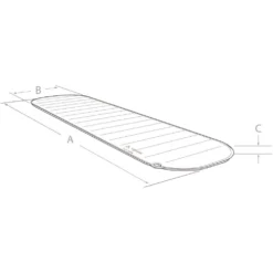 VAUDE Tour 5 M Isomatte -Online Camping Angebote vaude tour 5 m skizze camping trekking isomatte liegematte 1000 3 22408