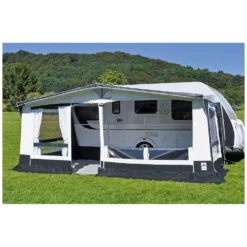 Wohnwagen-Vorzelt Hahn Zelte Medulin 300 | Fiberglas -Online Camping Angebote verandaeffekt vorderwand abgeklappt hahn zelte wohnwagen ganzzelt meudlin 300 1000 3 26969