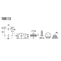 Freistehendes Busvorzelt High Peak Tour 2.0 -Online Camping Angebote vorzelt tour 2 0 freistehendes busvorzelt high peak buszelt masse groesse 1000 11 22658