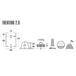 Freistehendes Buszelt High Peak Trentino 2.0 -Online Camping Angebote vorzelt trentino 2 0 freistehendes busvorzelt high peak buszelt masse groesse 1000 8 22660