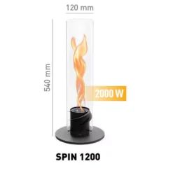 Höfats SPIN 1200 Tischfeuer, Schwarz 11 Höfats SPIN 1200 Tischfeuer, Schwarz -Online Camping Angebote waerme ausstrahlung bis 2000w hoefats spin 1200 schwarz bio burner eco ring ambiente 1000 3 25745