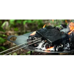 Petromax Wende-Waffeleisen Mit 72 Cm Langem Stiel -Online Camping Angebote waffeln outdoor backen im lagerfeuer petromax backform mit langem stiel fuer sicheres handling 1000 3 25986