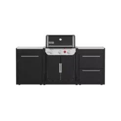 Weber Outdoorküche BBQ-Kitchen, 2er Set Für Genesis E-325S Ohne Seitenkocher