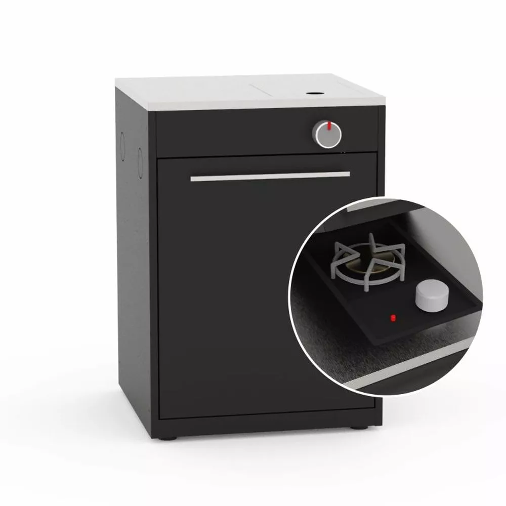 Weber Outdoorküche BBQ-Kitchen 231, 2er Set Für Genesis E-335 Mit Seitenkocher 7 Weber Outdoorküche BBQ-Kitchen 231, 2er Set Für Genesis E-335 Mit Seitenkocher – Bild 5