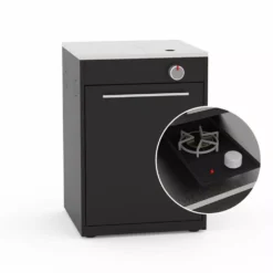 Weber Outdoorküche BBQ-Kitchen 231, 2er Set Für Genesis E-435 Mit Seitenkocher -Online Camping Angebote weber bbq kitchen gaskocher modul schwarz gassgrillkueche 1000 4 26573