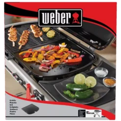 Weber Grillplatte Für Traveler -Online Camping Angebote weber gasgrill traveler grillzubehoer plancha gusseisenplatte 1000 4 24635
