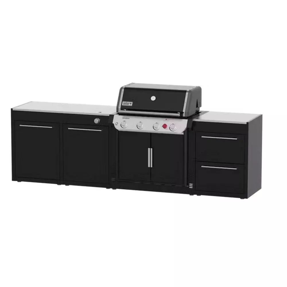 Weber Outdoorküche BBQ-Kitchen 331, 3 Modul Für Genesis E-435 6 Weber Outdoorküche BBQ-Kitchen 331, 3 Modul Für Genesis E-435 – Bild 4