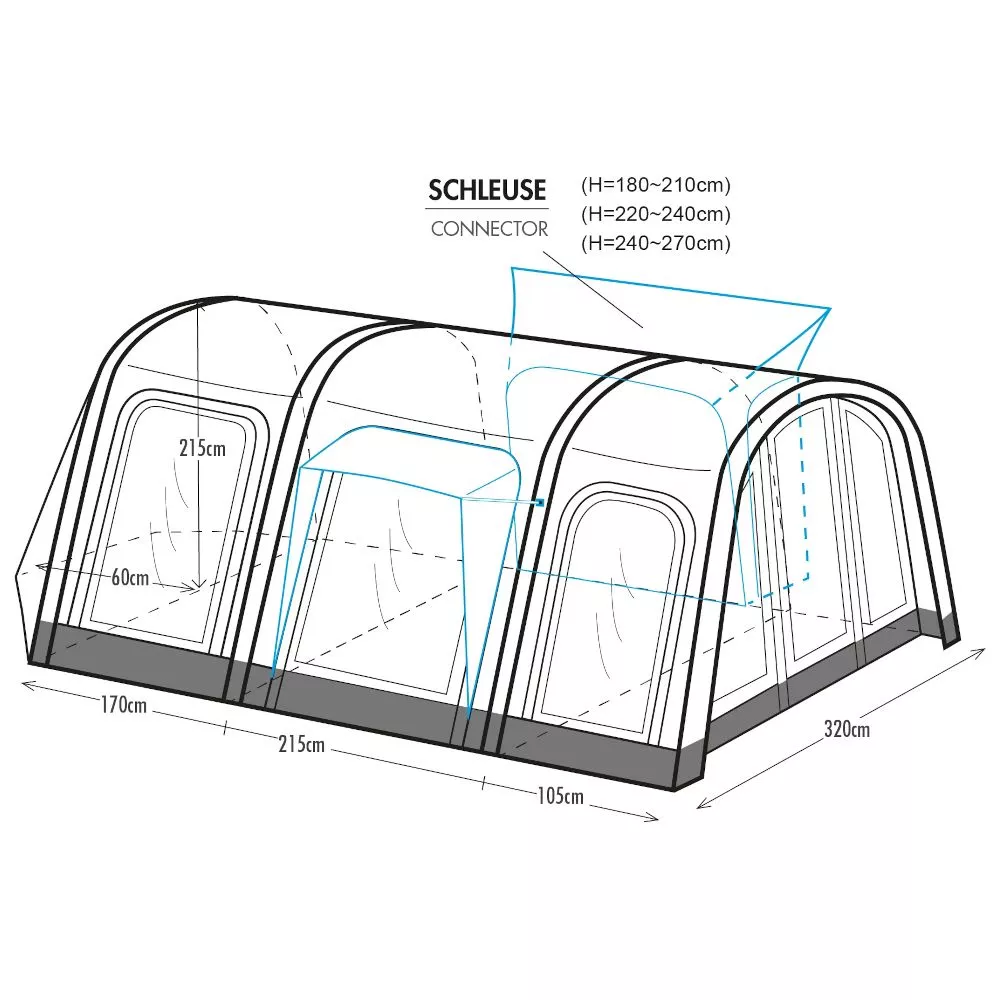 Luftvorzelt Westfield Aquila Pro 4 Luftvorzelt Westfield Aquila Pro – Bild 2
