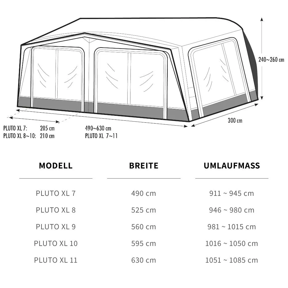 Aufblasbares Wohnwagenvorzelt Westfield Pluto XL 2.0 | Grösse 8 4 Aufblasbares Wohnwagenvorzelt Westfield Pluto XL 2.0 | Grösse 8 – Bild 2
