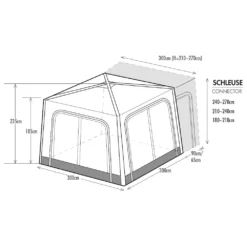 Freistehendes Pavillonluftzelt Westfield Triton -Online Camping Angebote westfield triton skizze groesse massangaben pavillon luftvorzelt 1000 1 26114