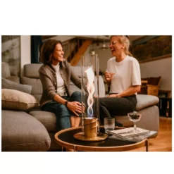 Höfats SPIN 1200 Tischfeuer, Gold -Online Camping Angebote windlicht hoefats spin 1200 gold indoor outdoor tischfeuer dekoration 1000 3 25744