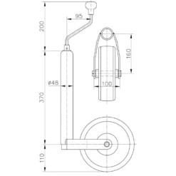 Deichselstützrad Winterhoff Deichsellaufrad ST 48-C-240 S, Gummi / Kunststoff 5 Deichselstützrad Winterhoff Deichsellaufrad ST 48-C-240 S, Gummi / Kunststoff -Online Camping Angebote winterhoff deichsel stuetzrad classic st 48 gummibereifung wohnwagen deichselraeder 1000 1 6823