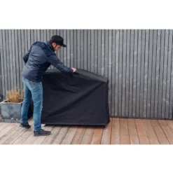 Höfats Fire Kitchen Abdeckhaube Bowl 57 -Online Camping Angebote zubehoer hoefats outdoor kueche fire kitchen mit feuerschale bowl57 cover mit 4fach klettverschluss wasserabweisende plane 1000 1 27302